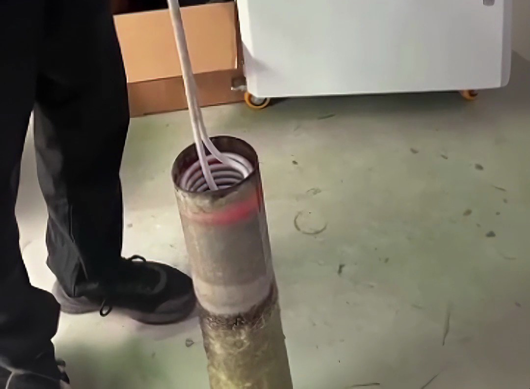 手持式高頻加熱機(jī)有多強(qiáng)，鋼管、不銹鋼內(nèi)孔加熱全搞定