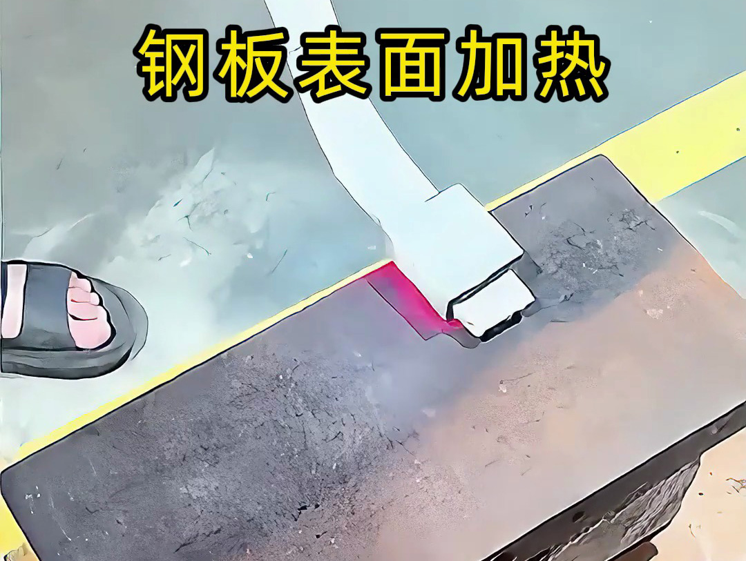 鋼板表面加熱無需愁！海拓手持式高頻加熱機：即放即熱